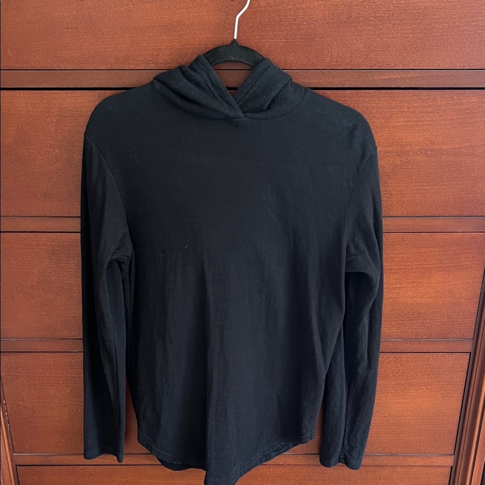 Goodlife Black Lightweight Hoodie Shirt Jacket